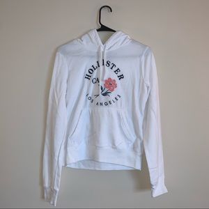 White Hollister Hoodie
